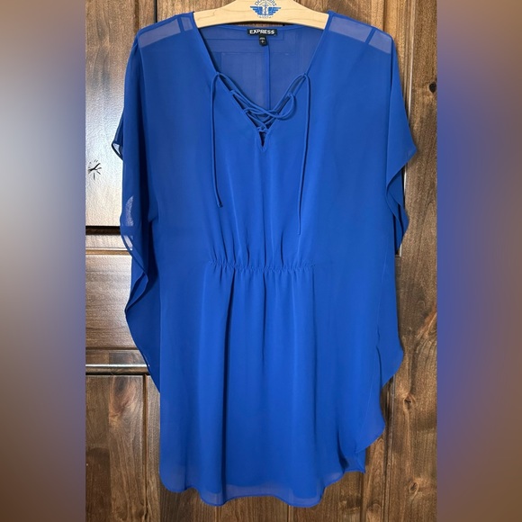 New without tags βοΈ Express Caftan Mini Dress - Picture 3 of 8